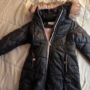 Michaels Black and Tan Puffer Jacket